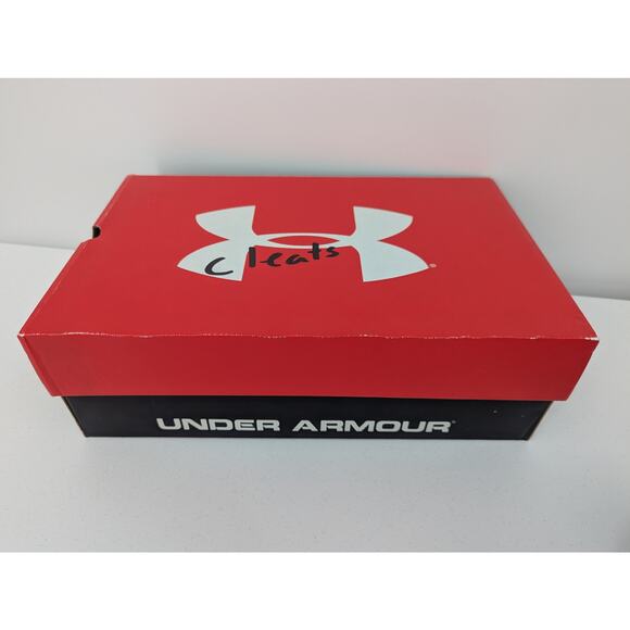 Men's Size 12 - Under Armour Natural 2 Low ST Black New In Box Baseball Cleats - Picture 3 of 9